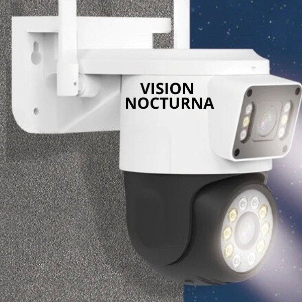 CAMARA BLANCA NEGRA DOS LENTES WIFI
