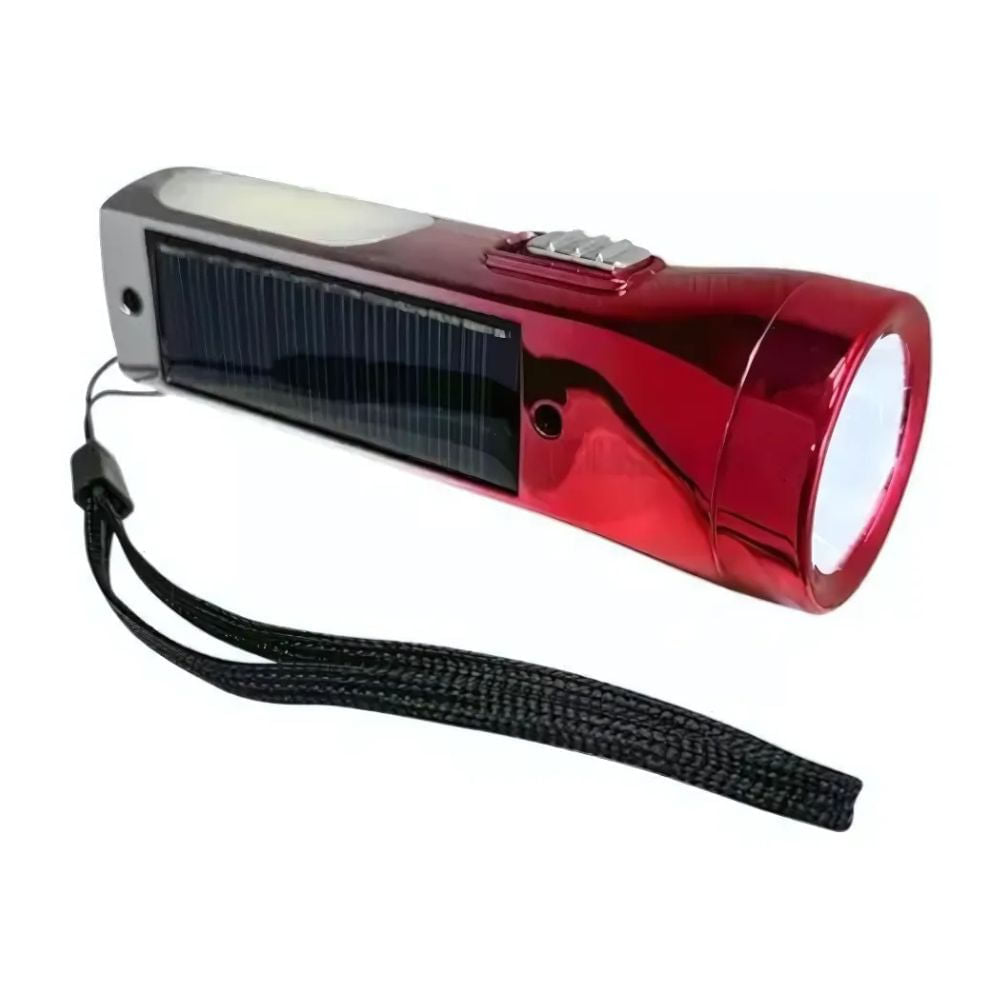 Mini Linterna  Usb Con Panel Solar